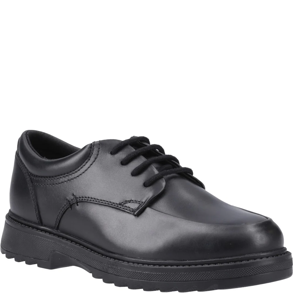 Black Romeo Junior School Shoes