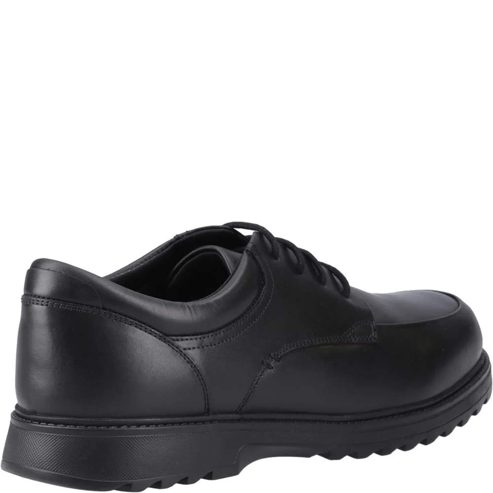 Black Romeo Senior School Shoes - Image 2