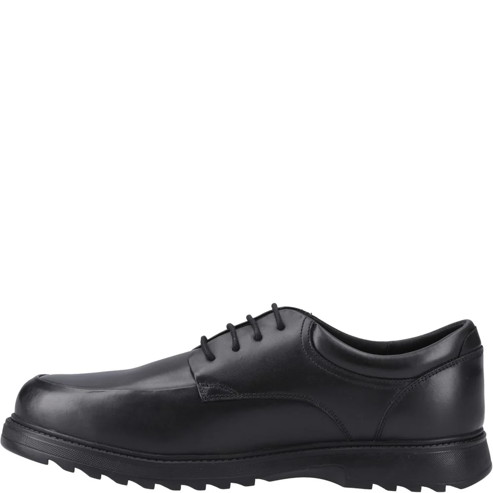 Black Romeo Senior School Shoes - Image 4