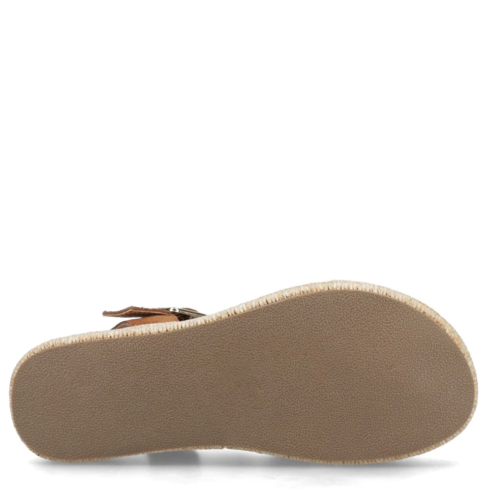 Tan Rosa Rafia Sandals - Image 4