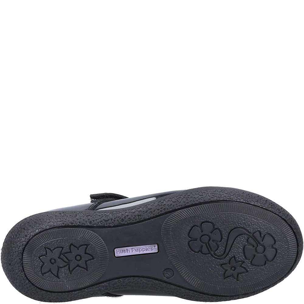 Black Rosanna Junior Patent School Shoes - Image 3