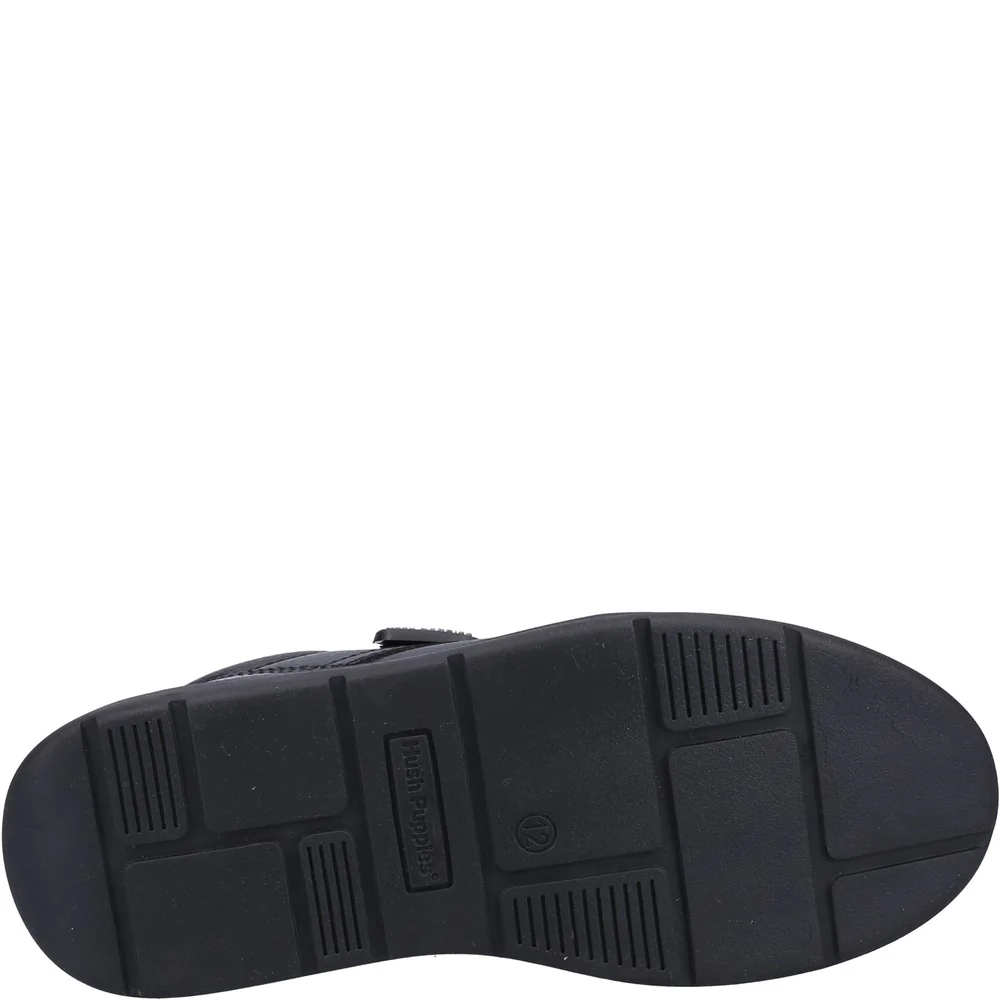 Black Rowan Senior School Shoes - Image 3