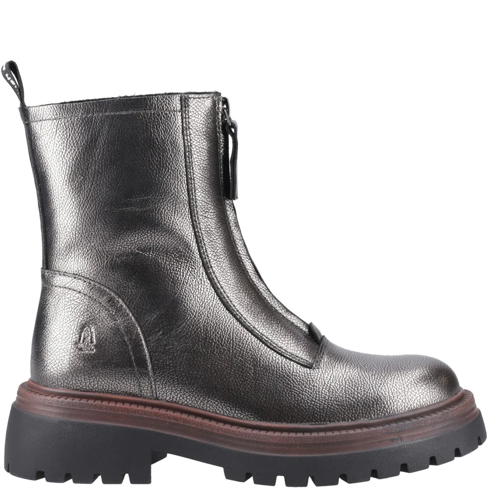 Pewter Roxanna Zip Boots - Image 5