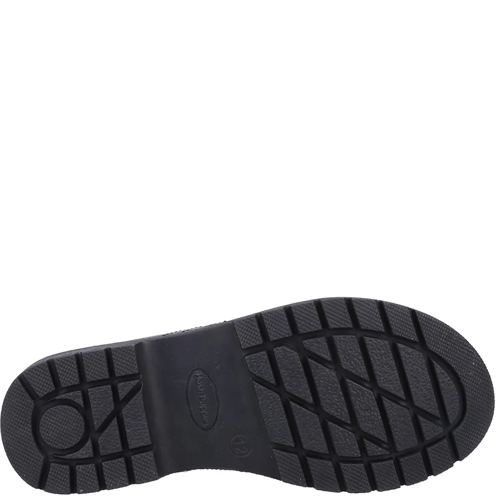 Black XL Sally Senior School Shoes - Image 3