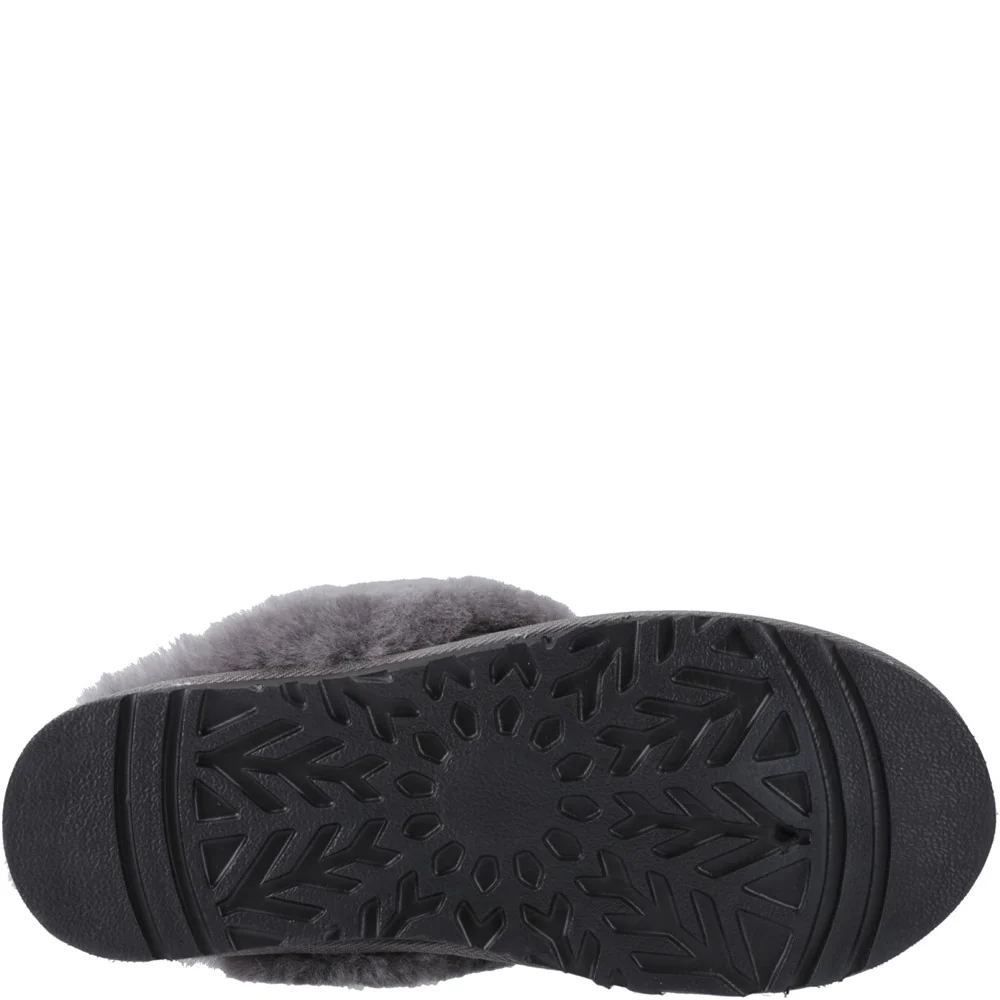 Grey Samantha Mule Slippers - Image 3