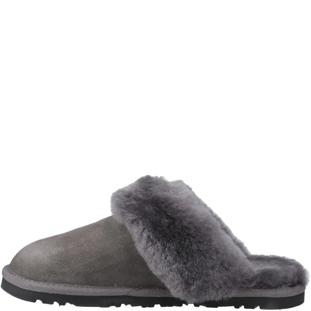 Grey Samantha Mule Slippers - Image 4