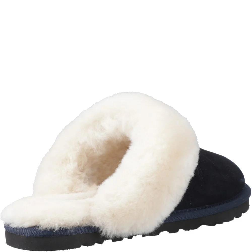 Navy Samantha Mule Slippers - Image 2