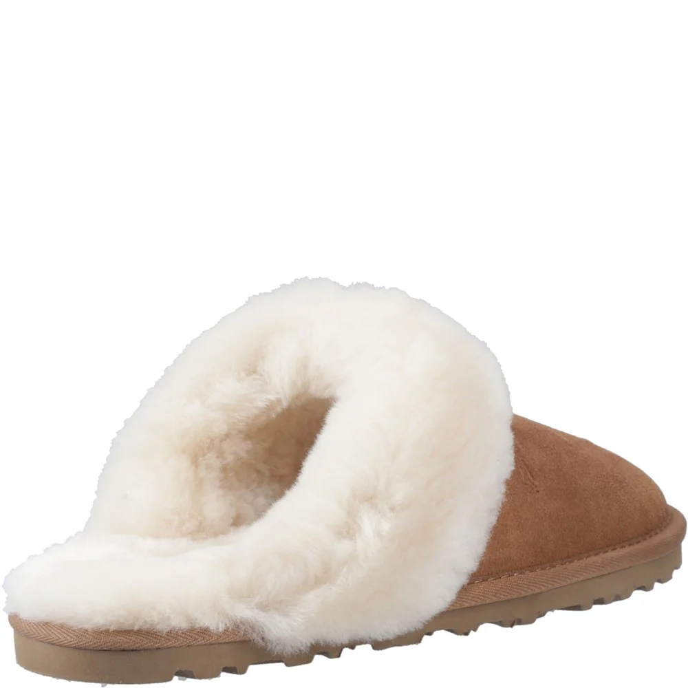 Tan Samantha Mule Slippers - Image 2