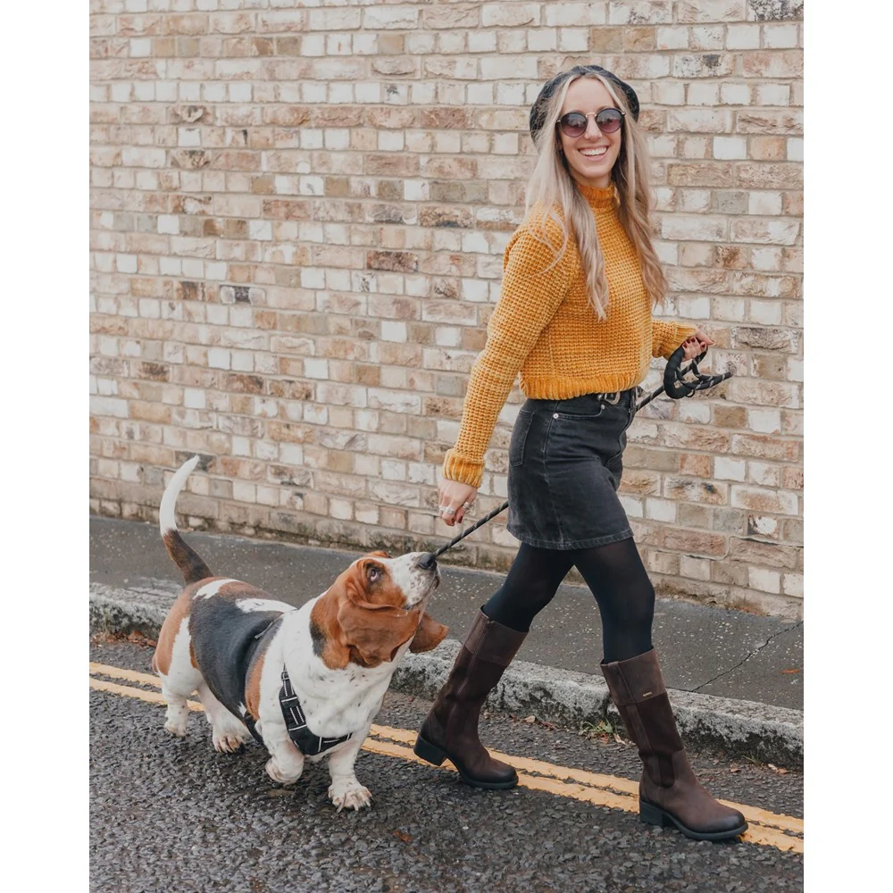 Brown Samara Calf Boots - Image 2