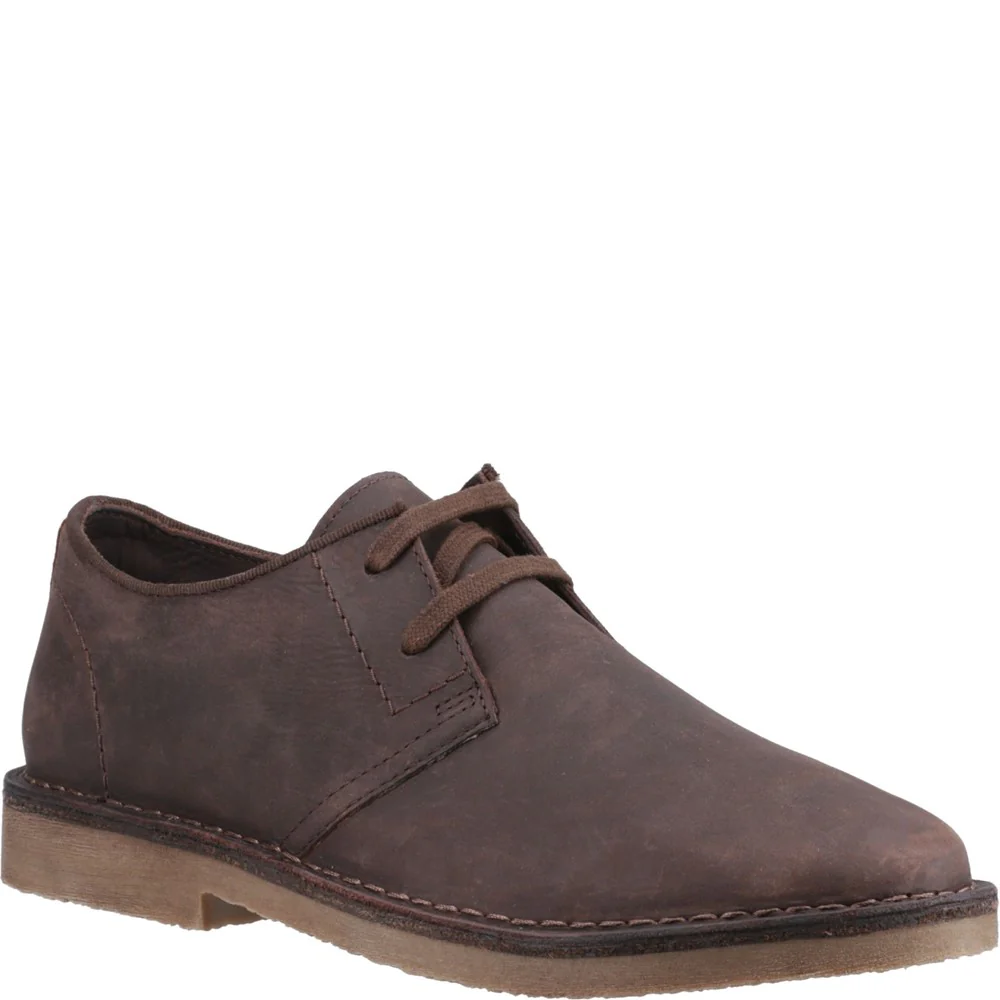 Waxy Brown Scout Leather Lace Up Shoes