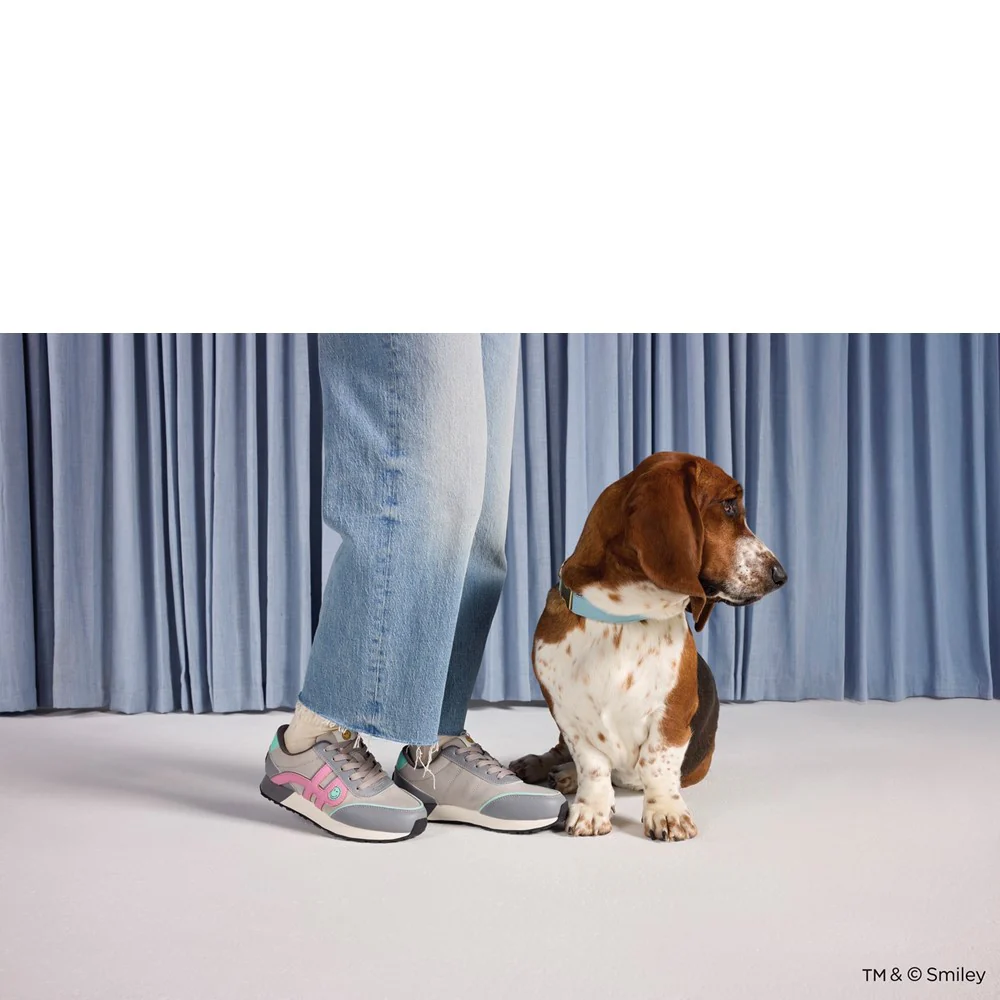Grey SmileyWorld® Seventy8 Trainers - Image 2