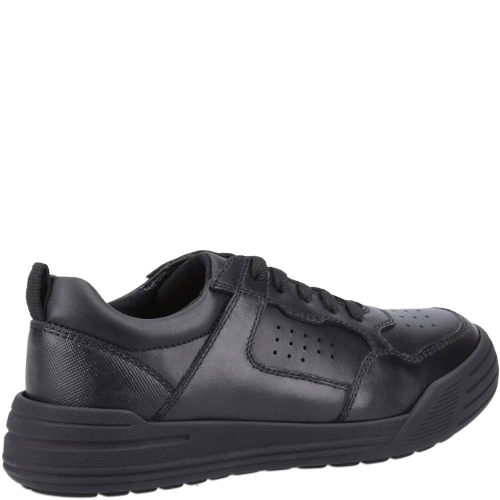 Black Shane Junior School Shoes - Image 2
