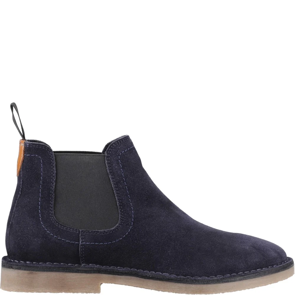 Navy Shaun Suede Chelsea Boots - Image 5