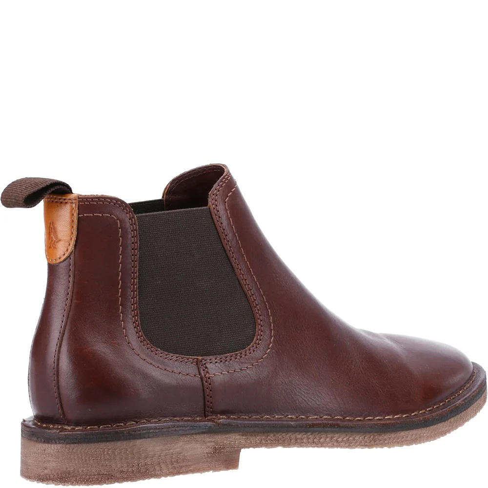 Brown Shaun Leather Chelsea Boots - Image 2