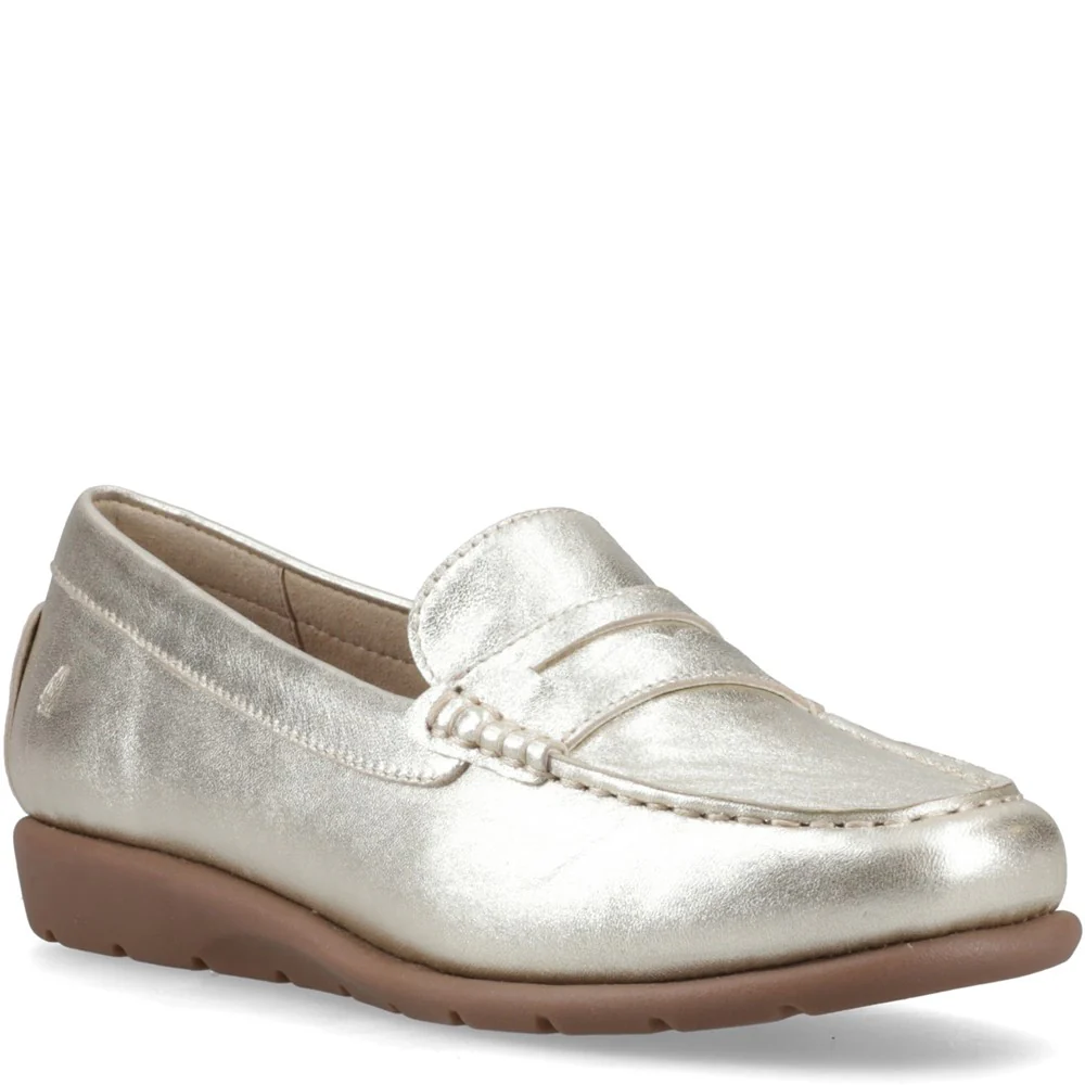Gold Shelby Loafers