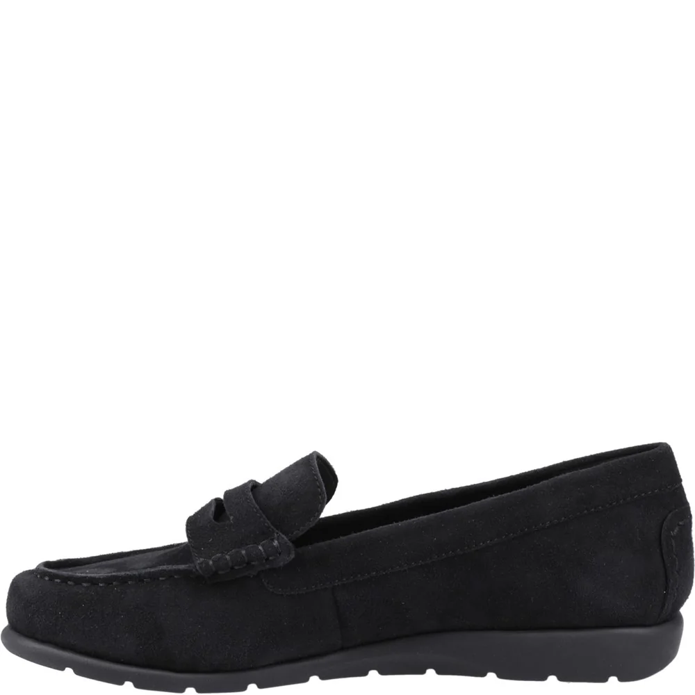 Black Shelby Suede Loafers - Image 4