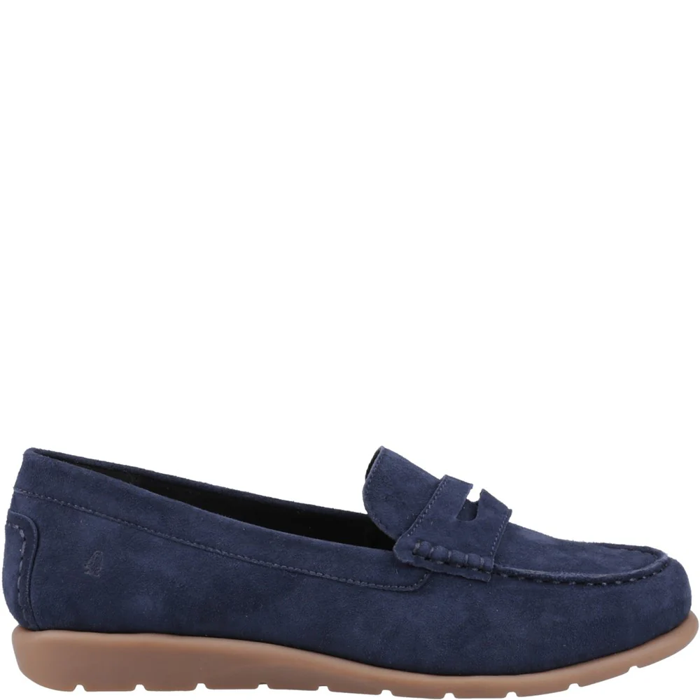 Navy Shelby Suede Loafers - Image 5