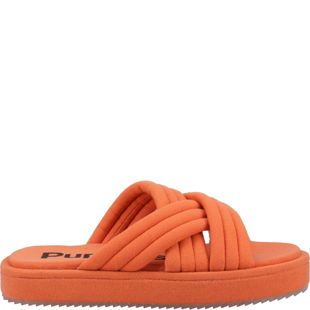 Orange Sienna Slides - Image 4