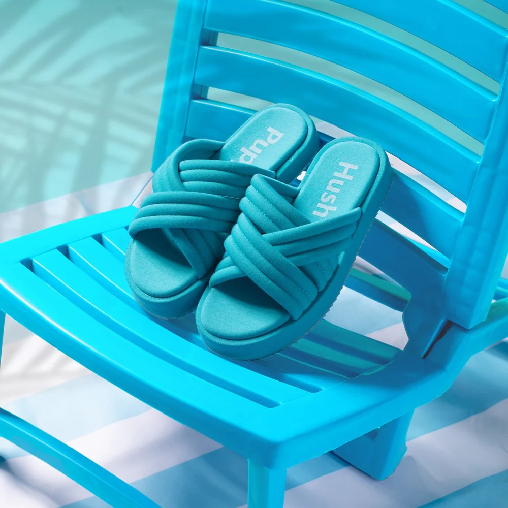 Turquoise Sienna Slides - Image 2
