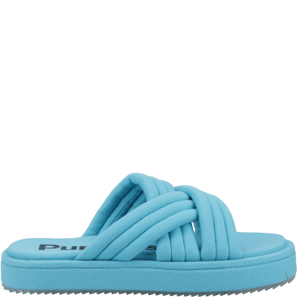 Turquoise Sienna Slides - Image 4