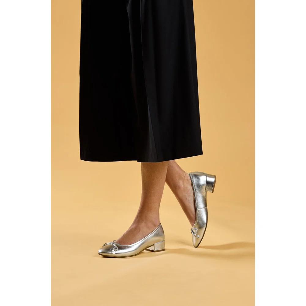 Silver Silvia Ballerinas - Image 2
