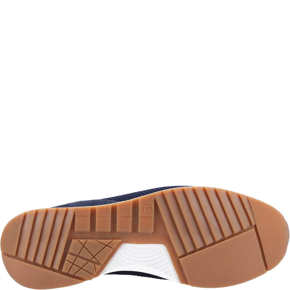 Navy Mesh Simon Lace-Up Trainers - Image 3
