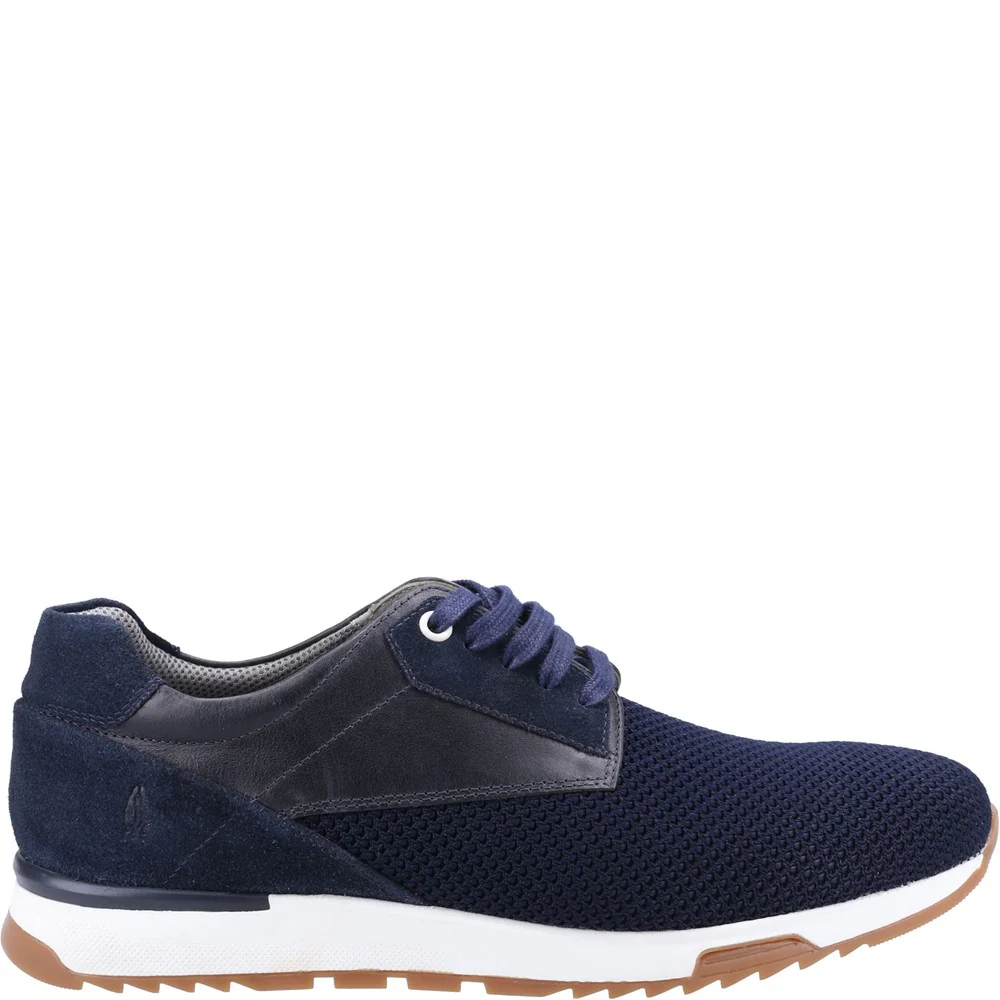 Navy Mesh Simon Lace-Up Trainers - Image 4