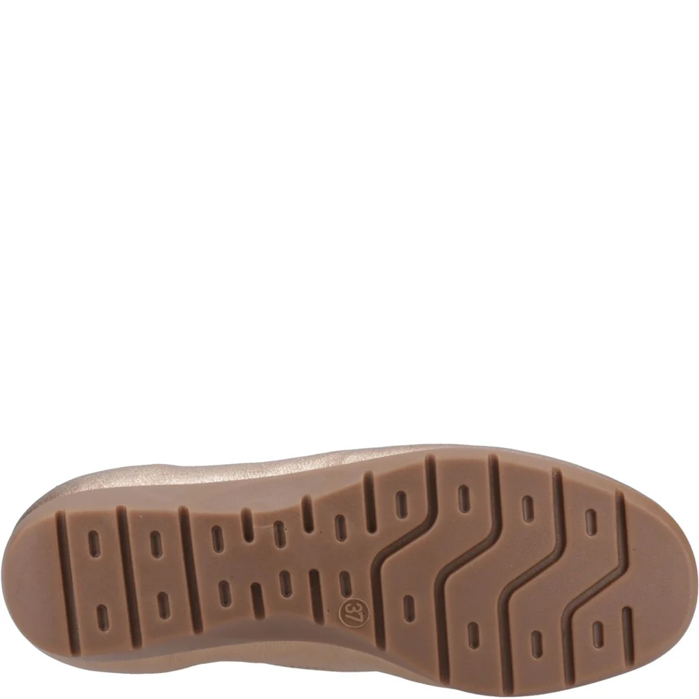 Gold Skylar Ballerinas - Image 3