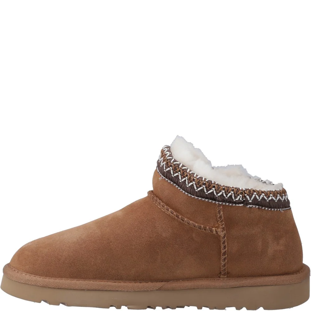 Tan Sloane Bootie Slippers - Image 4