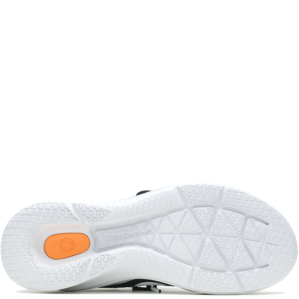 Black/White Spark Lace-Up Trainers - Image 3