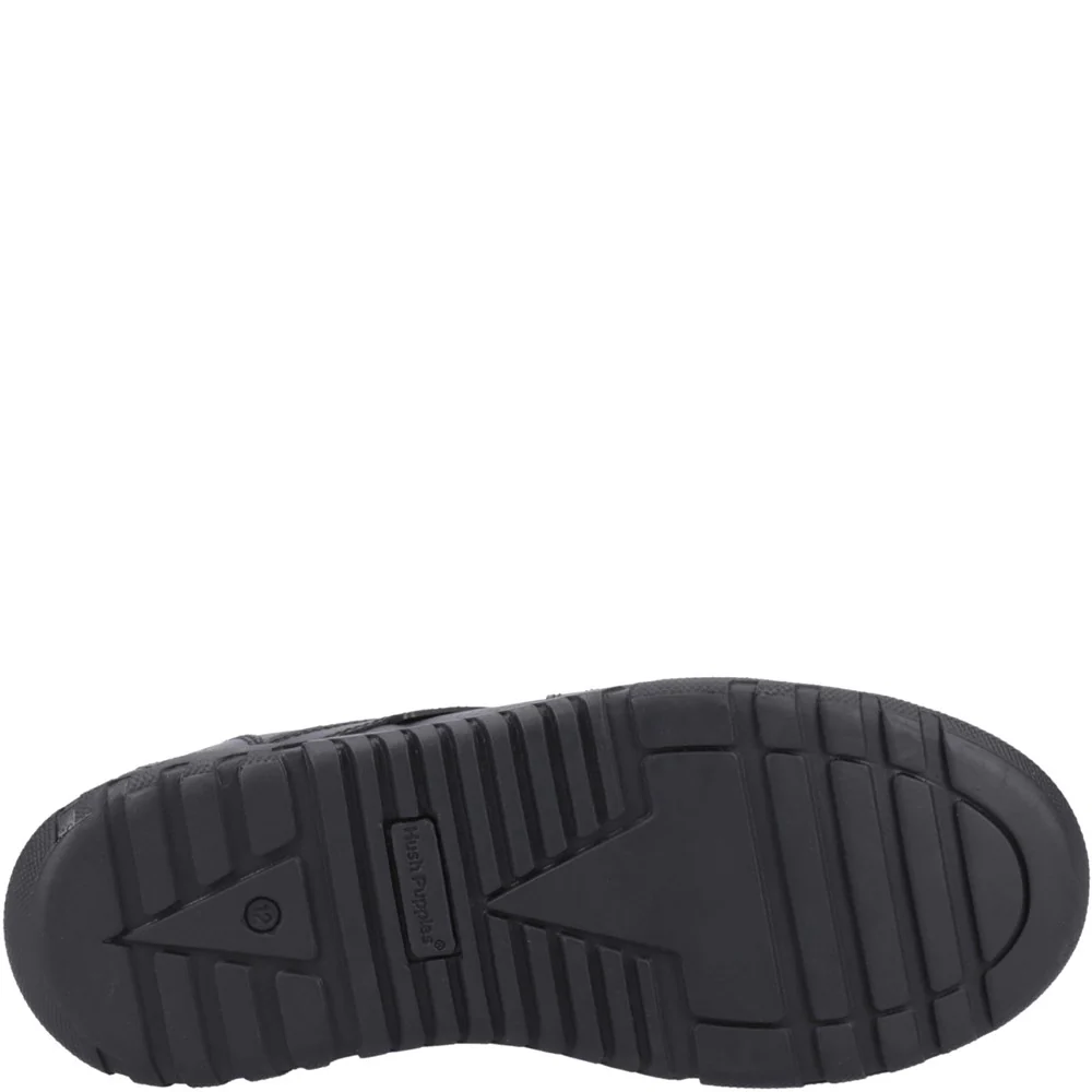 Black Spencer Junior School Shoes - Image 3