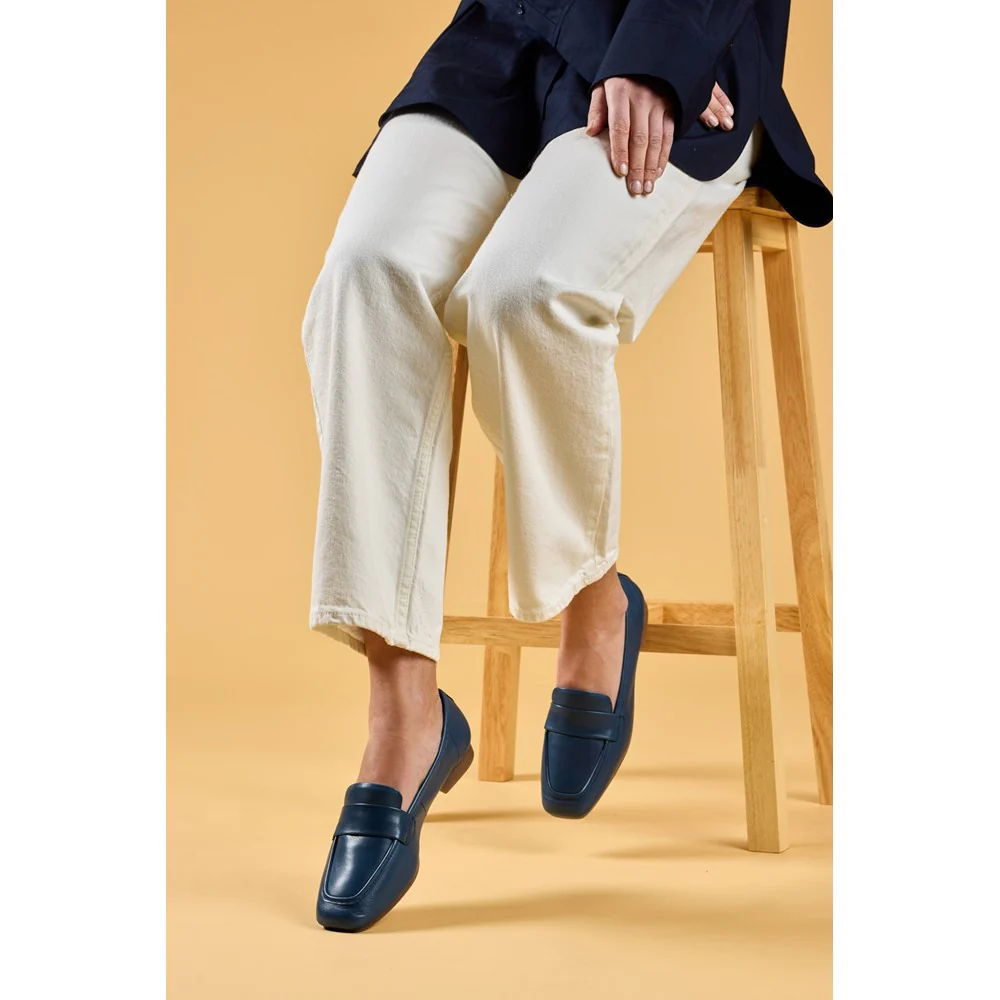 Navy Sutton Loafers - Image 2