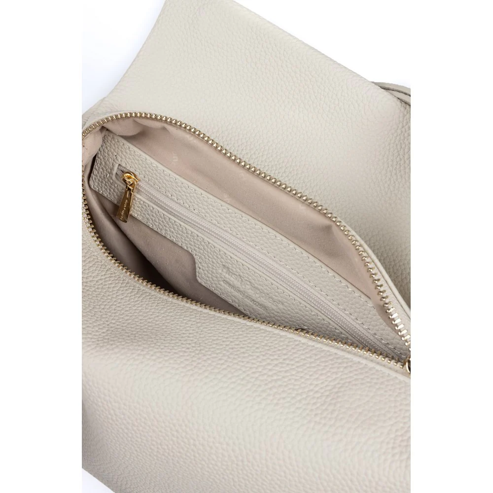 Cream Tamara Leather Handbag - Image 5