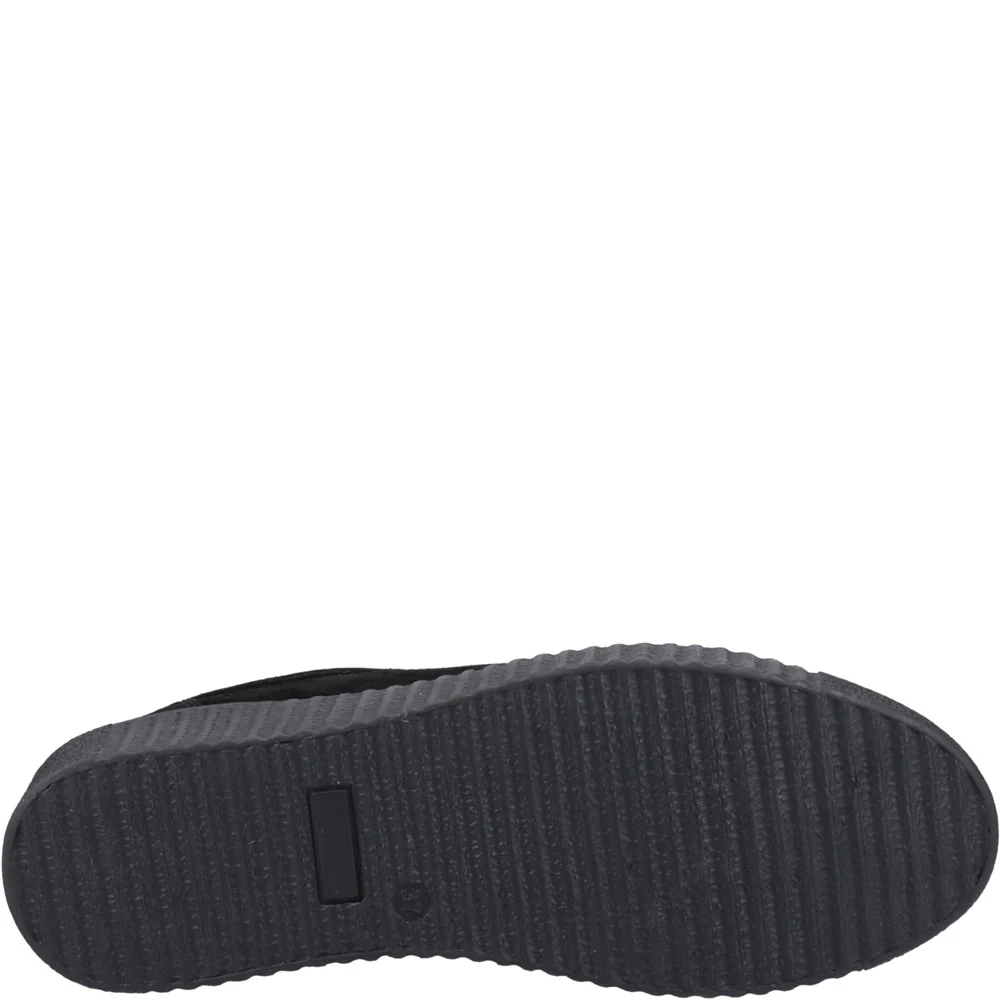 Black Tamsin Suede Trainers - Image 3