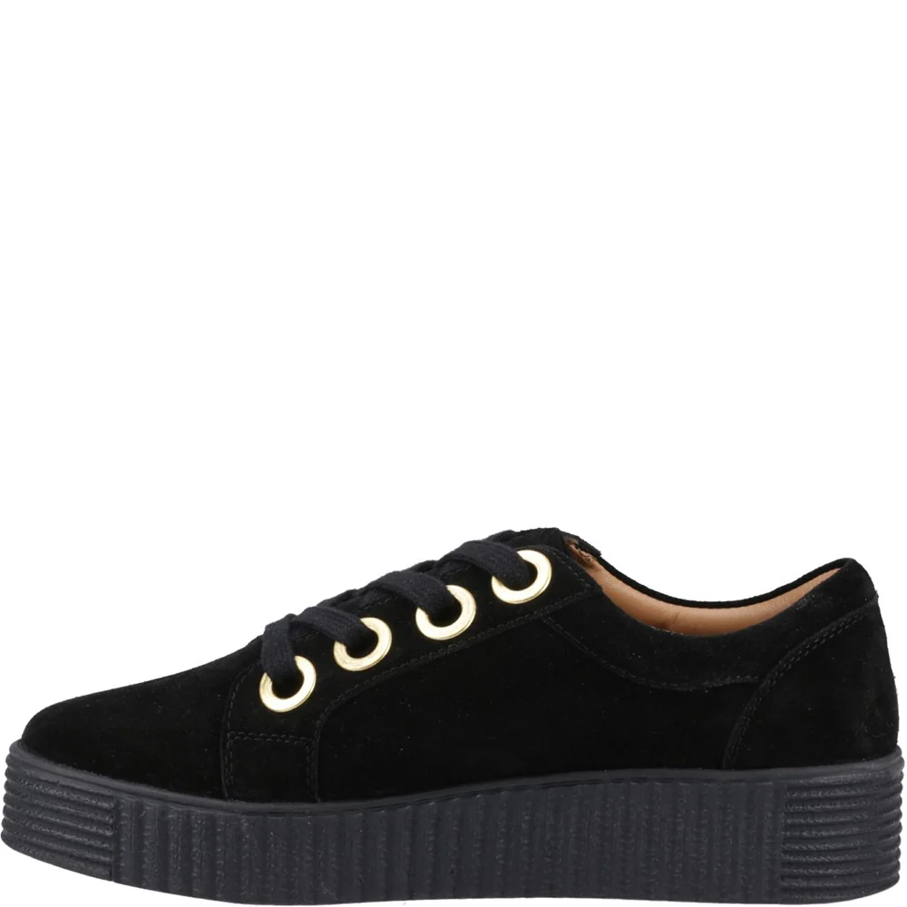 Black Tamsin Suede Trainers - Image 4