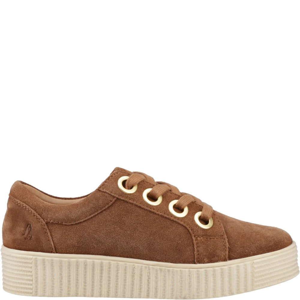 Tan Tamsin Suede Trainers - Image 5