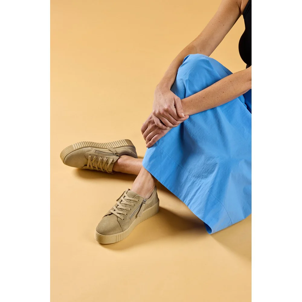 Taupe Tara Trainers
