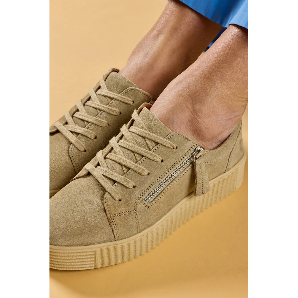 Taupe Tara Trainers - Image 7