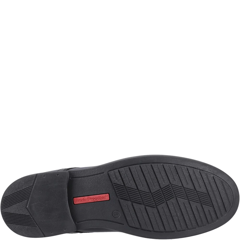 Black Tate Senior School Shoes - Image 3