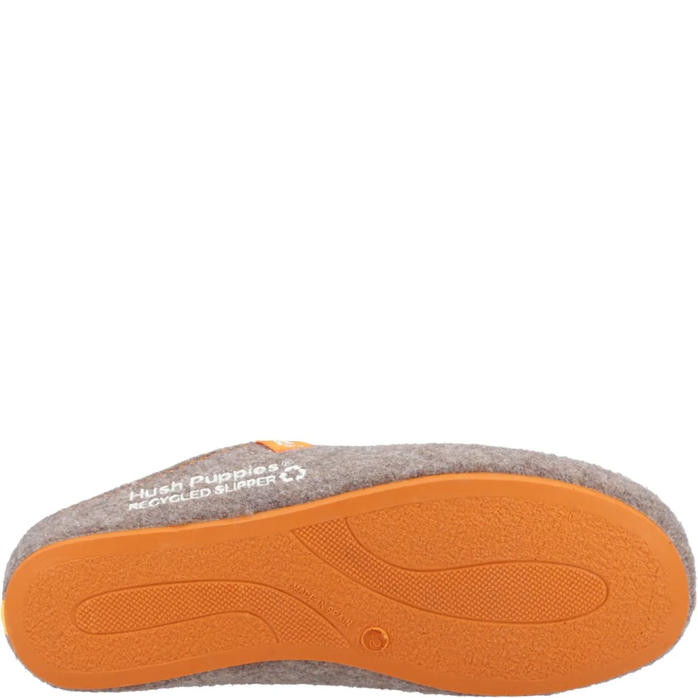 Brown Mens Recycled Good Slippers - Image 3