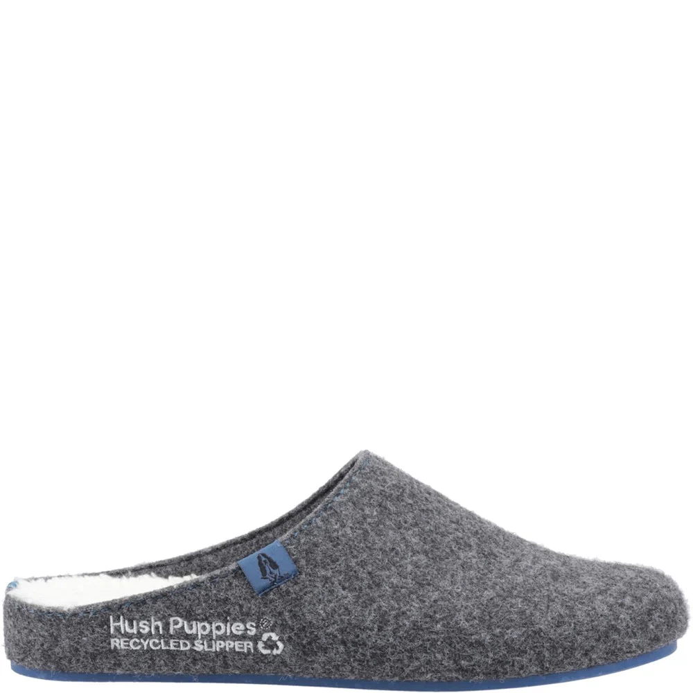 Charcoal Mens Recycled Good Slippers - Image 5