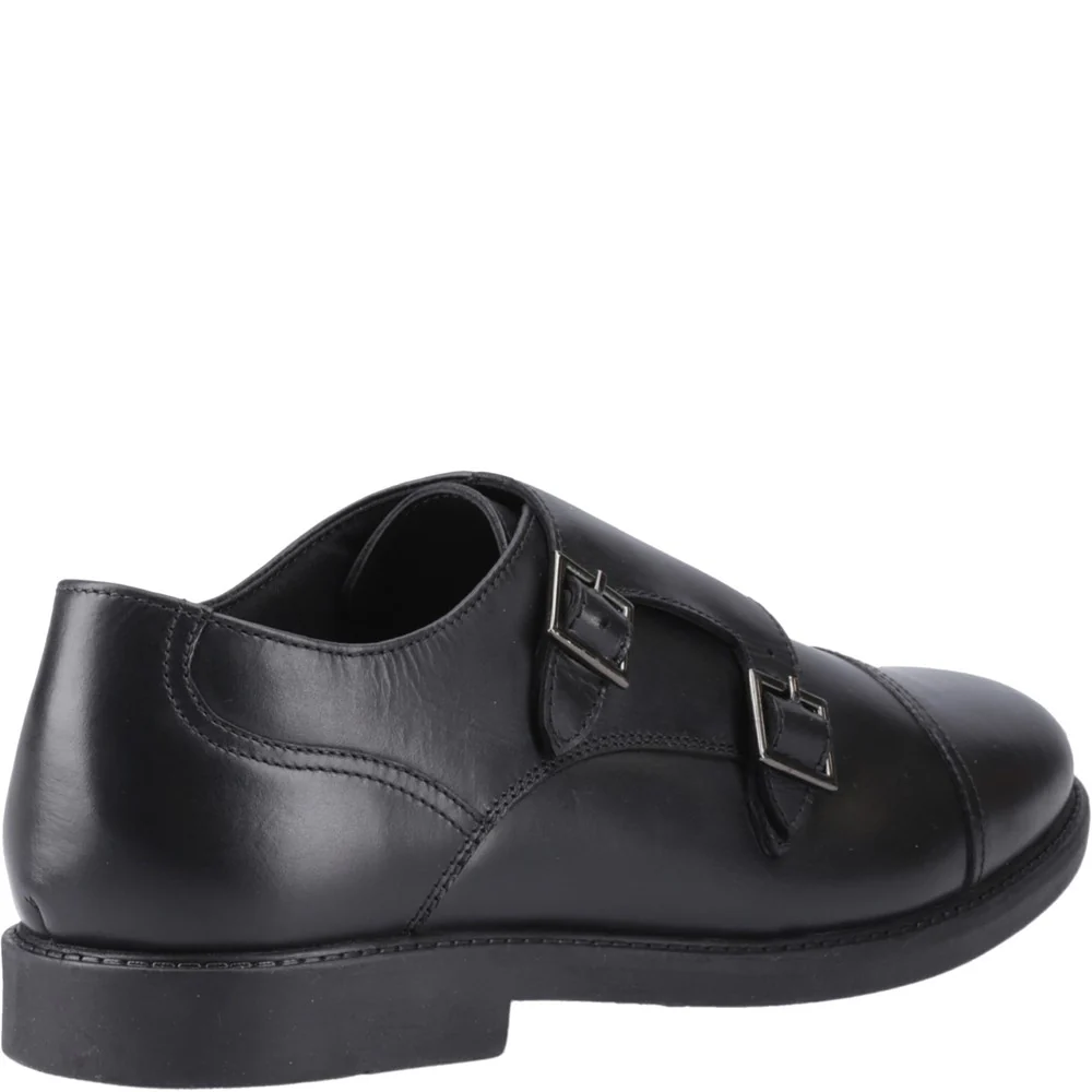 Black Tim Monk Senior School Shoes - Image 2
