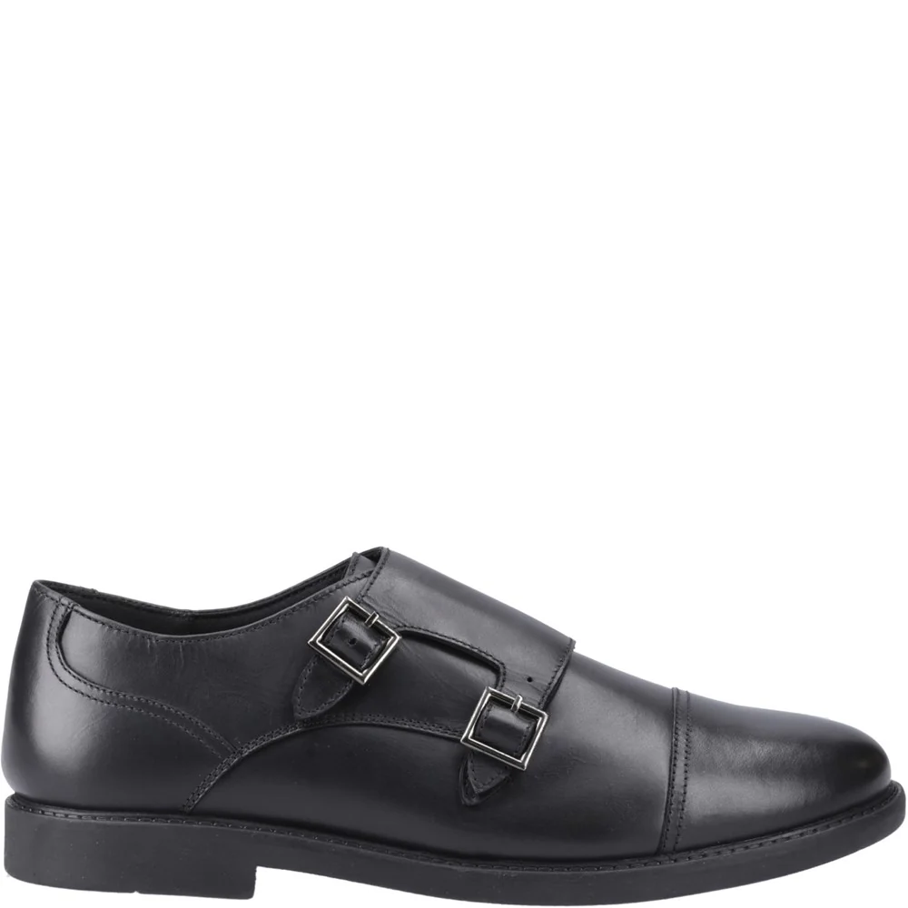 Black Tim Monk Senior School Shoes - Image 5