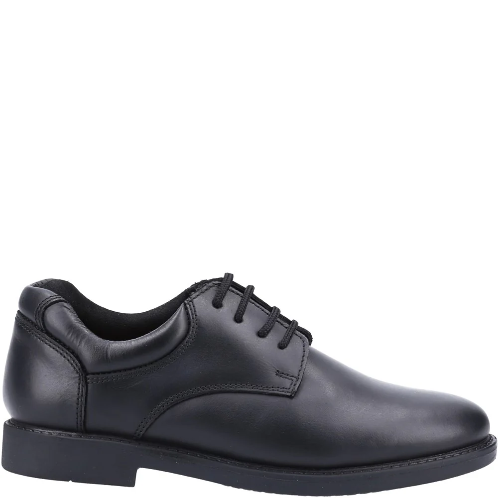 Black Tim Senior School Shoes - Image 5