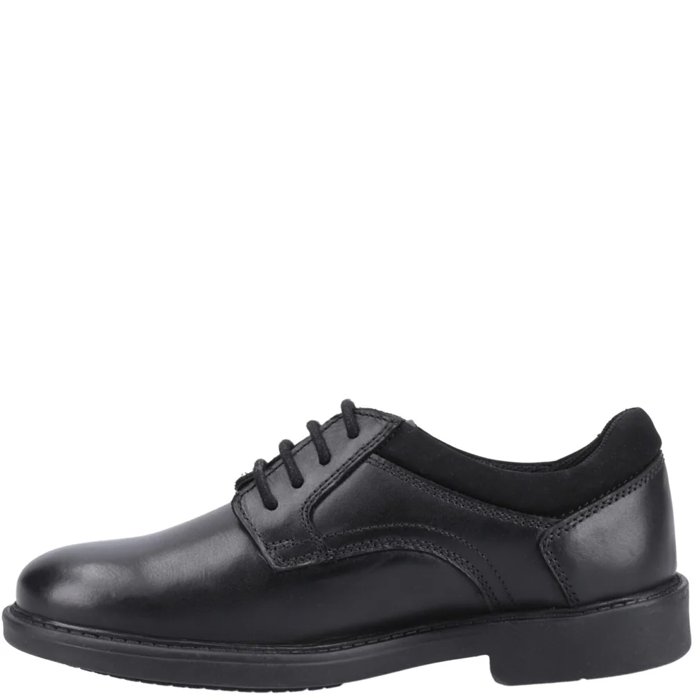 Black Tommy Junior School Shoes - Image 4