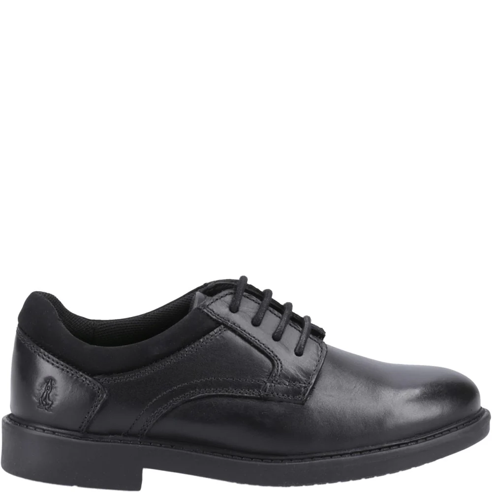 Black Tommy Junior School Shoes - Image 5