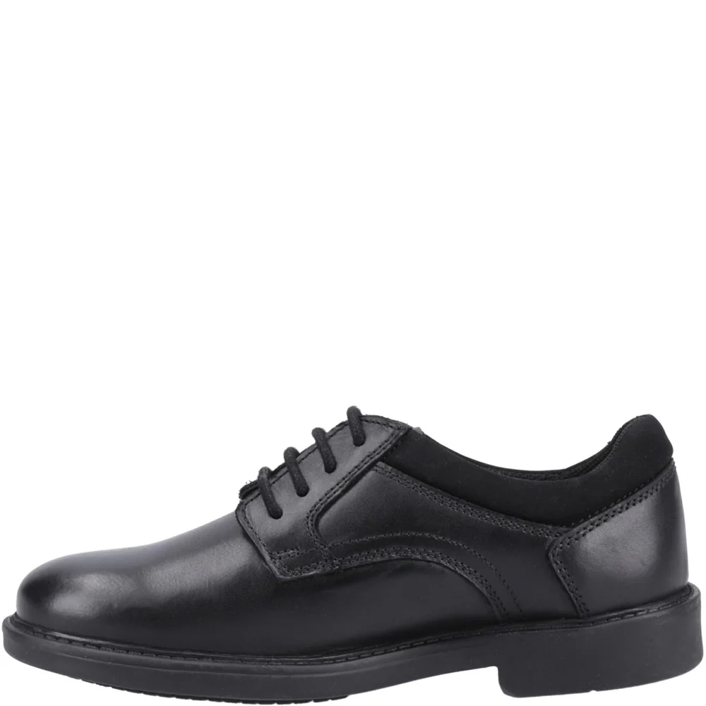 Black Tommy Senior School Shoes - Image 4
