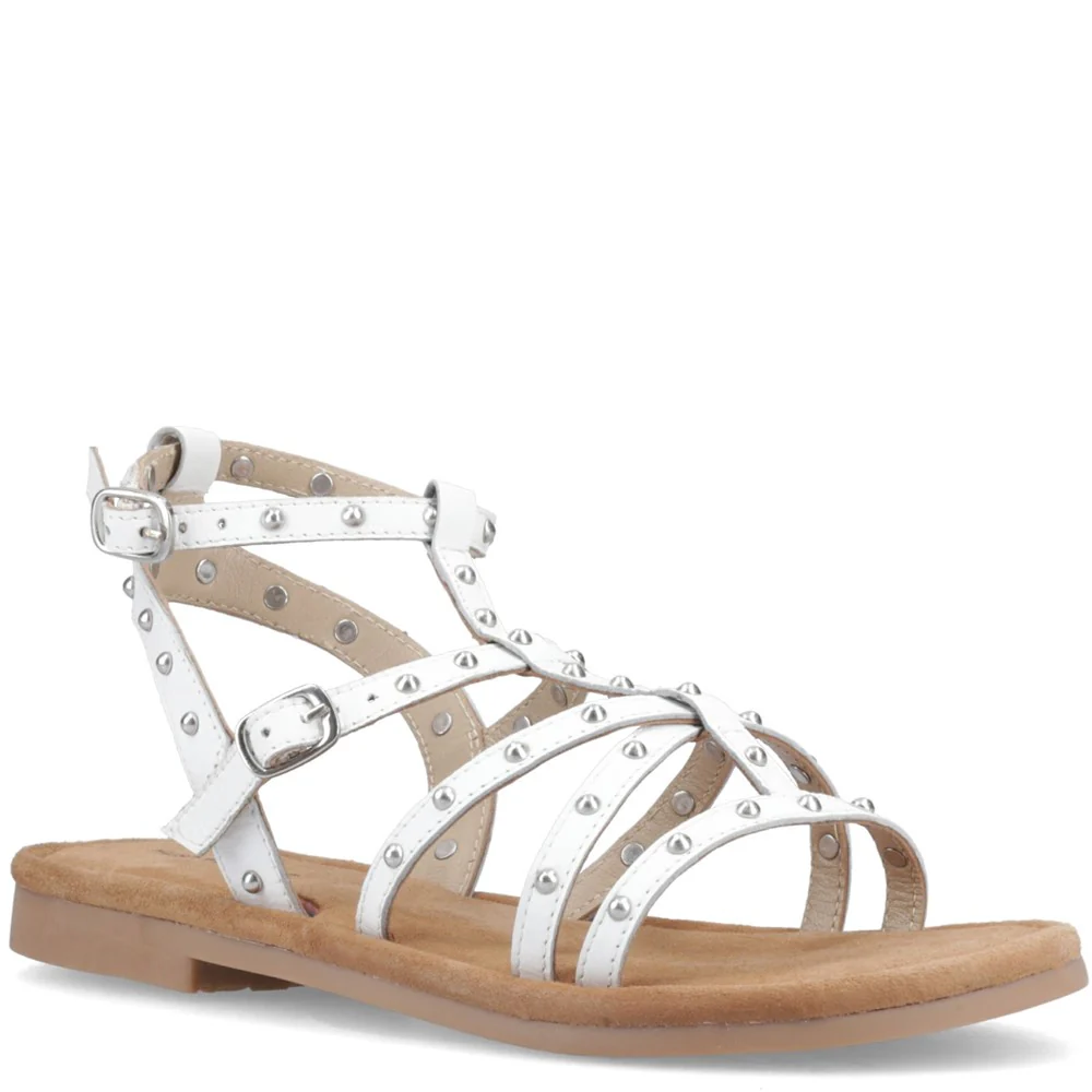 White Tori Gladiator Sandals