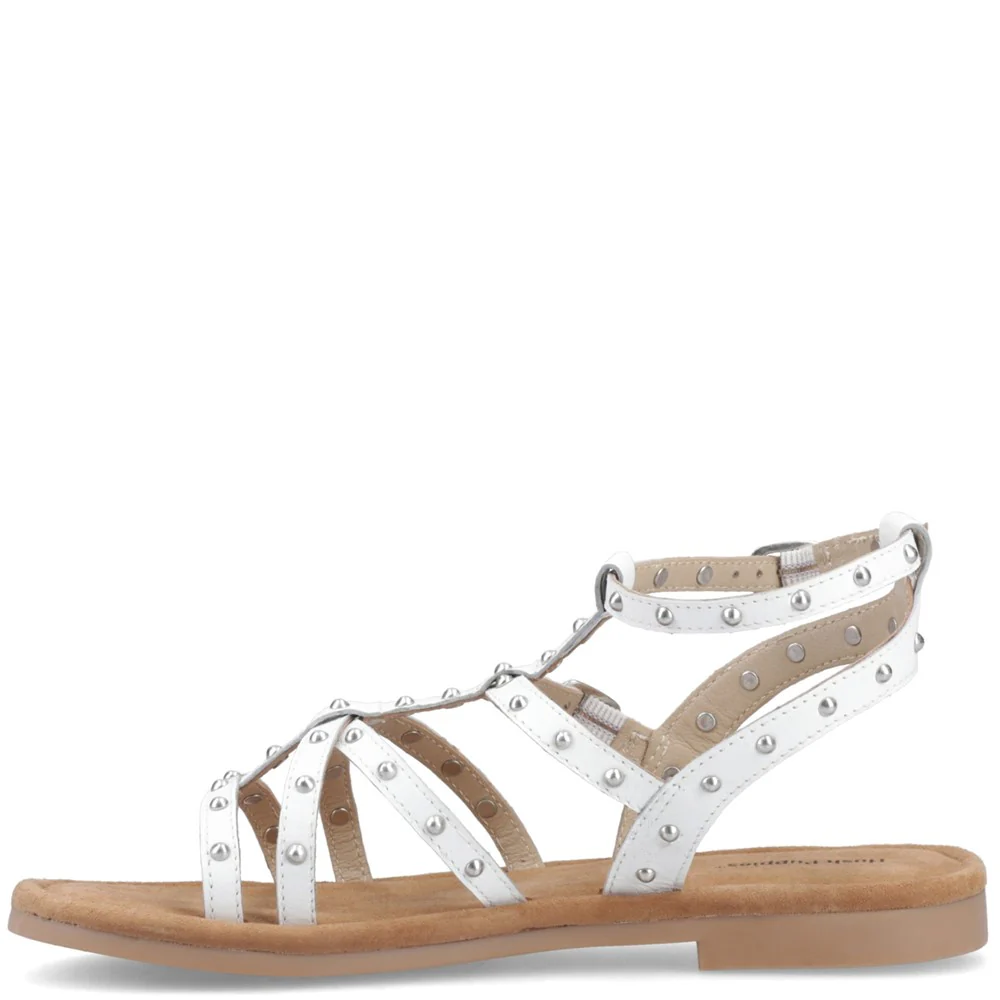 White Tori Gladiator Sandals - Image 4