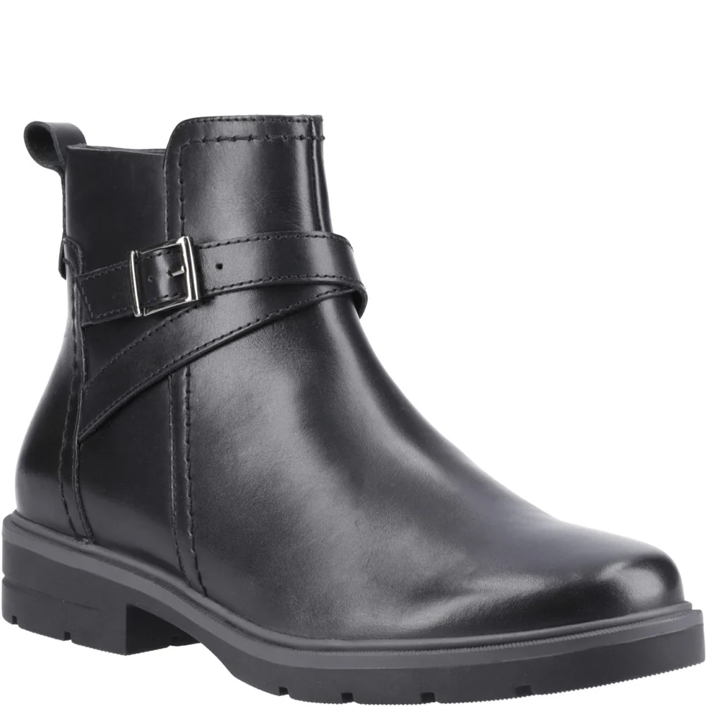 Black Tove Buckle Boots